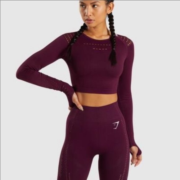 Gymshark Other - Gymshark Flawless Knit Long Sleeve Crop Top
